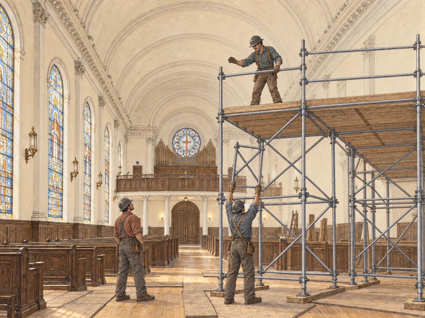 Building the next scaffold lift