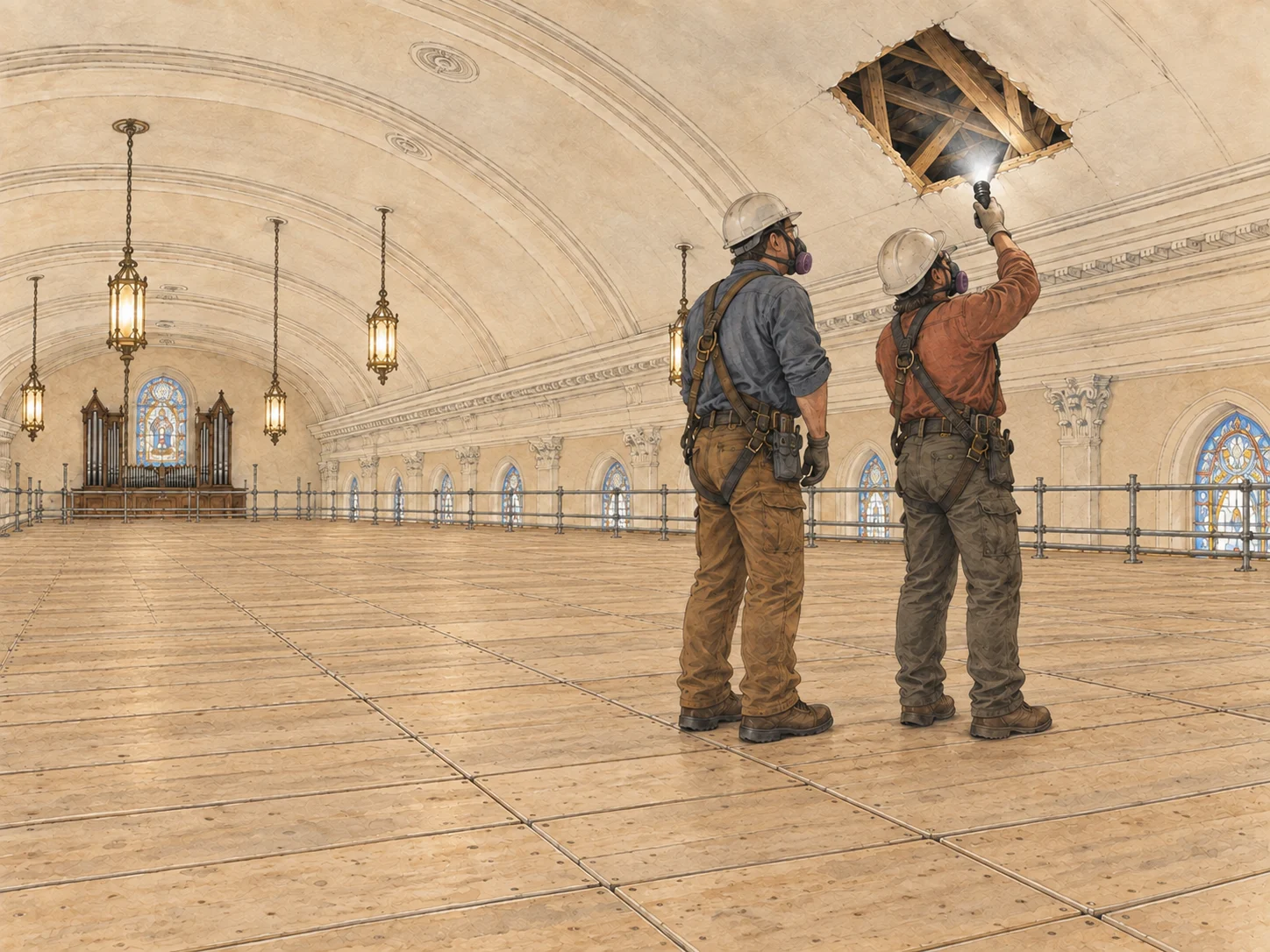 First look inside the attic